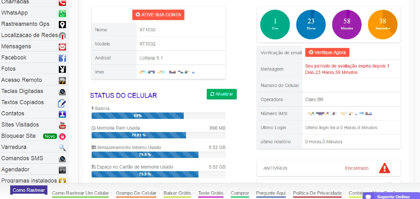 Espião de Celular Grátis: TOP 2 Aplicativos brasileiros - WT Software